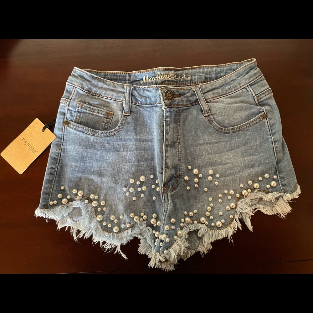 Machine Jean Shorts